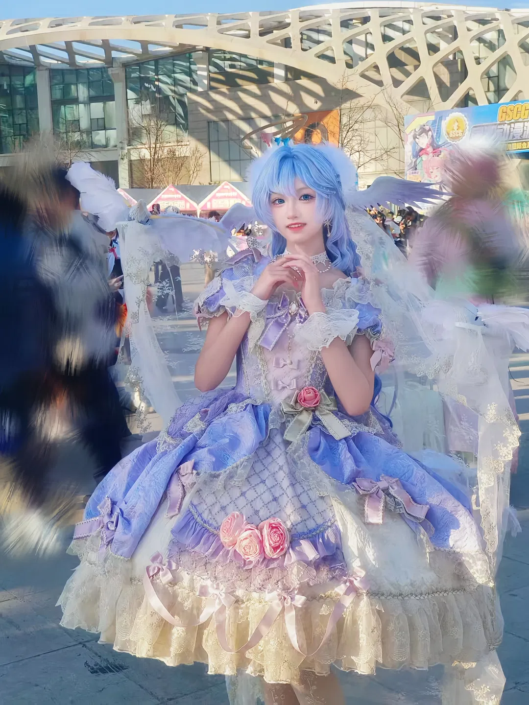 【知更鸟cos】崩坏星穹铁道 私设梦幻羽翼 - 第 1 张