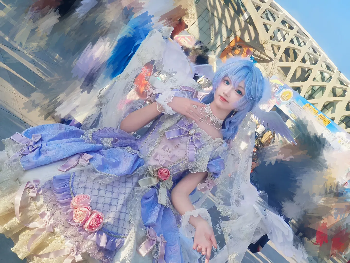 【知更鸟cos】崩坏星穹铁道 私设梦幻羽翼 - 第 2 张