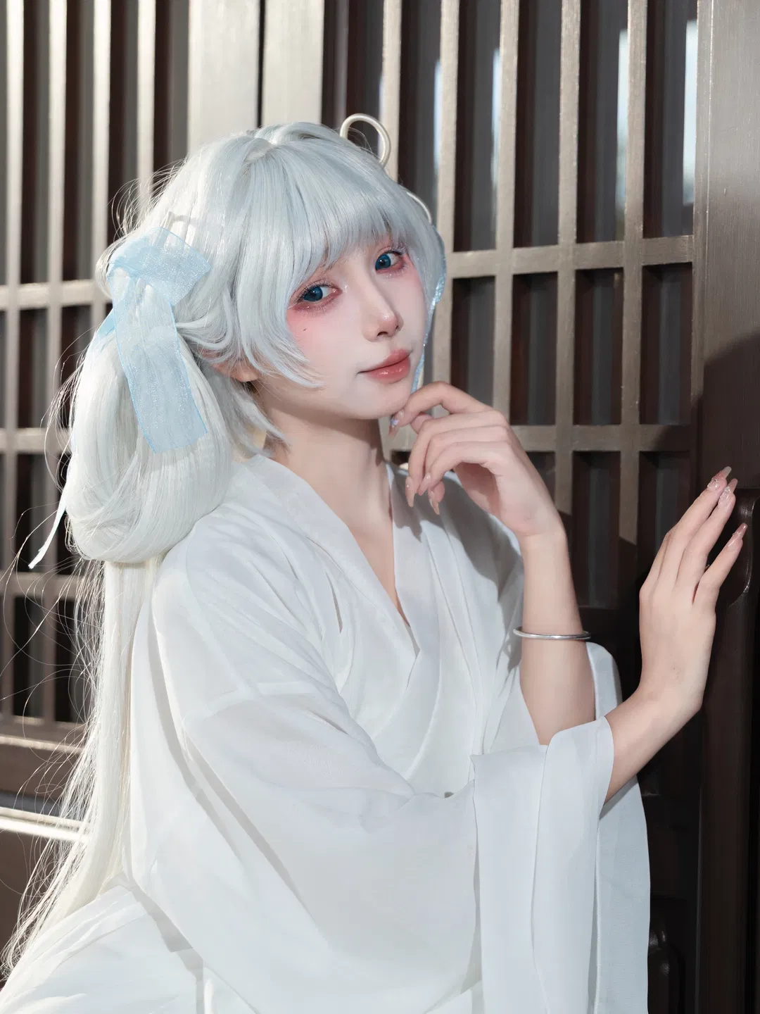 今汐cos 鸣潮 枕梦山河正片姿势分享 - 第 4 张