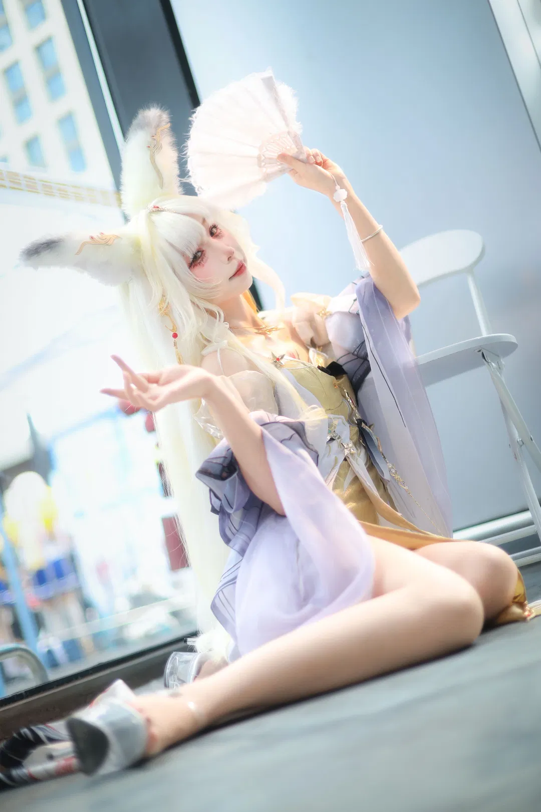 【心月狐cos】鸣潮心月狐二形态的漫展场照分享 - 第 12 张