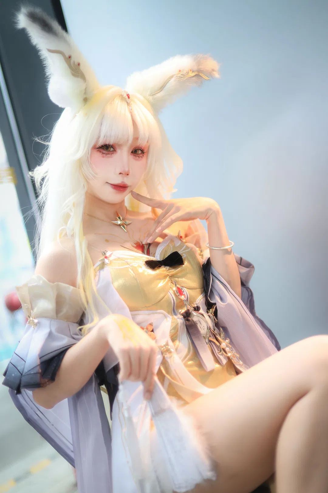 【心月狐cos】鸣潮心月狐二形态的漫展场照分享 - 第 6 张
