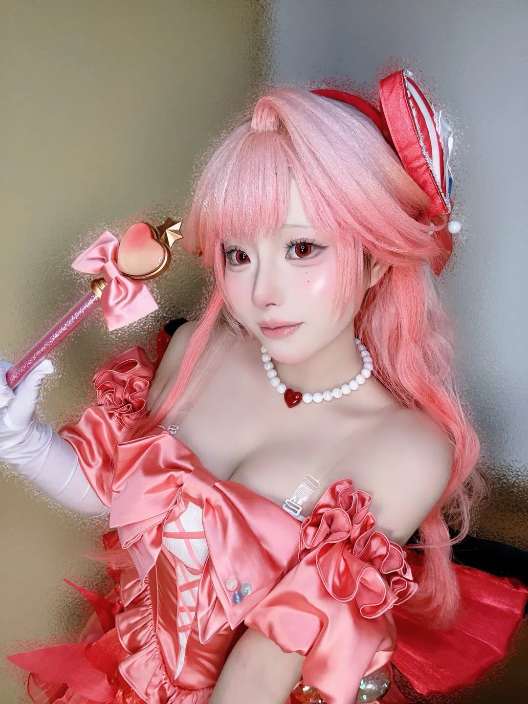 【羽生萌萌香cos】明日方舟的粉色魔法少女，被耳钉击垮的一天 - 第 1 张