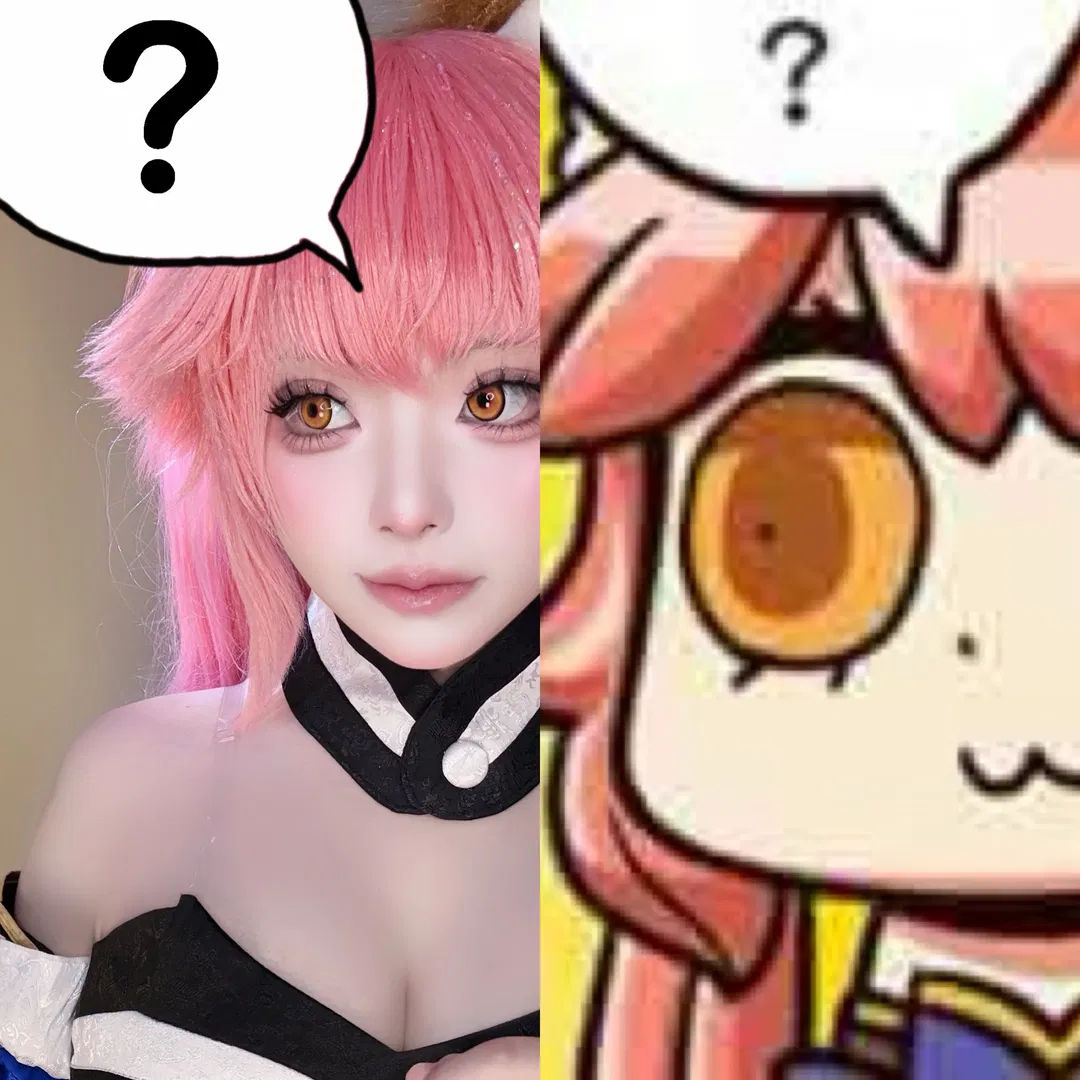 【玉藻前cos】Fate系列经典粉发狐狸的还原尝试 - 第 1 张