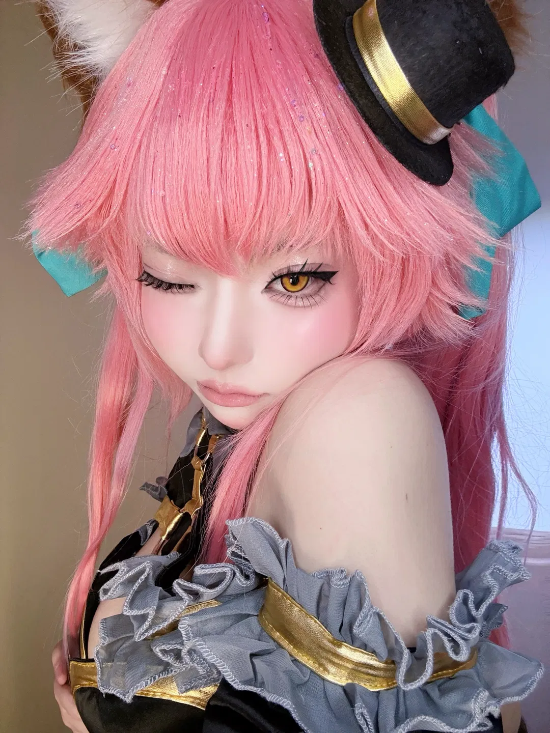 【玉藻前cos】Fate/EXTRA經典拘束服重現 - 第 1 張