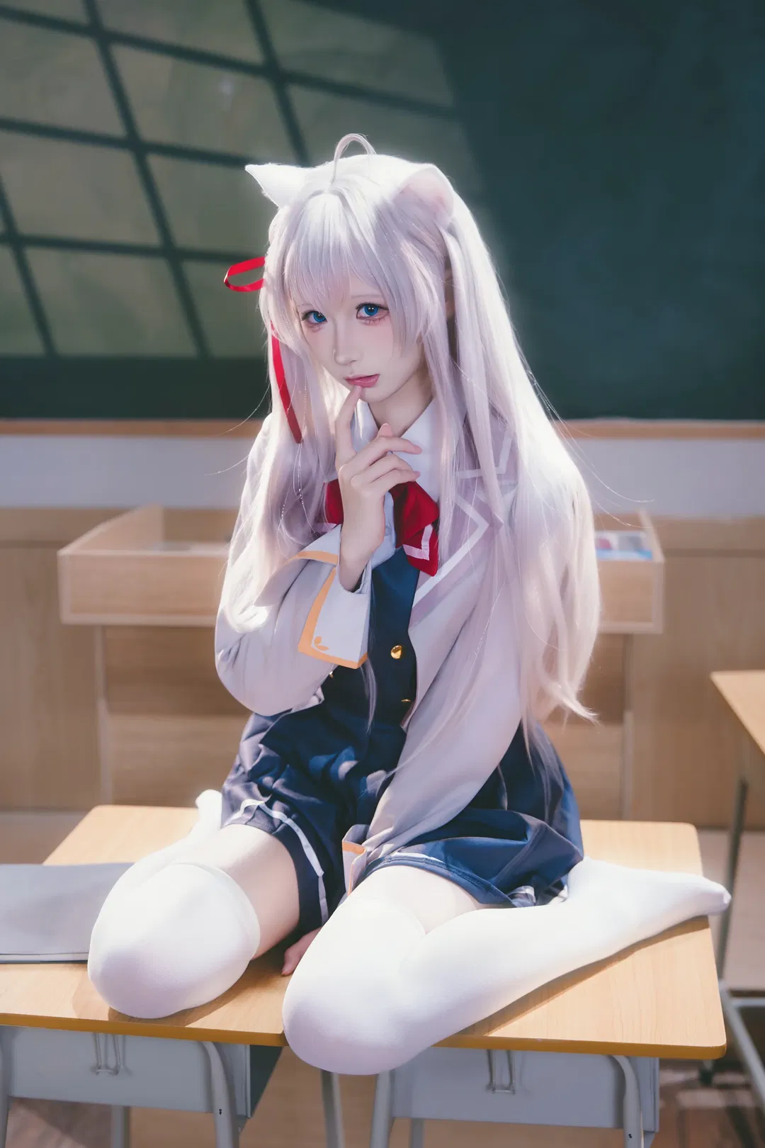 【艾莉同学cos】不时轻声地以俄语遮羞的邻座艾莉同学 - 第 4 张