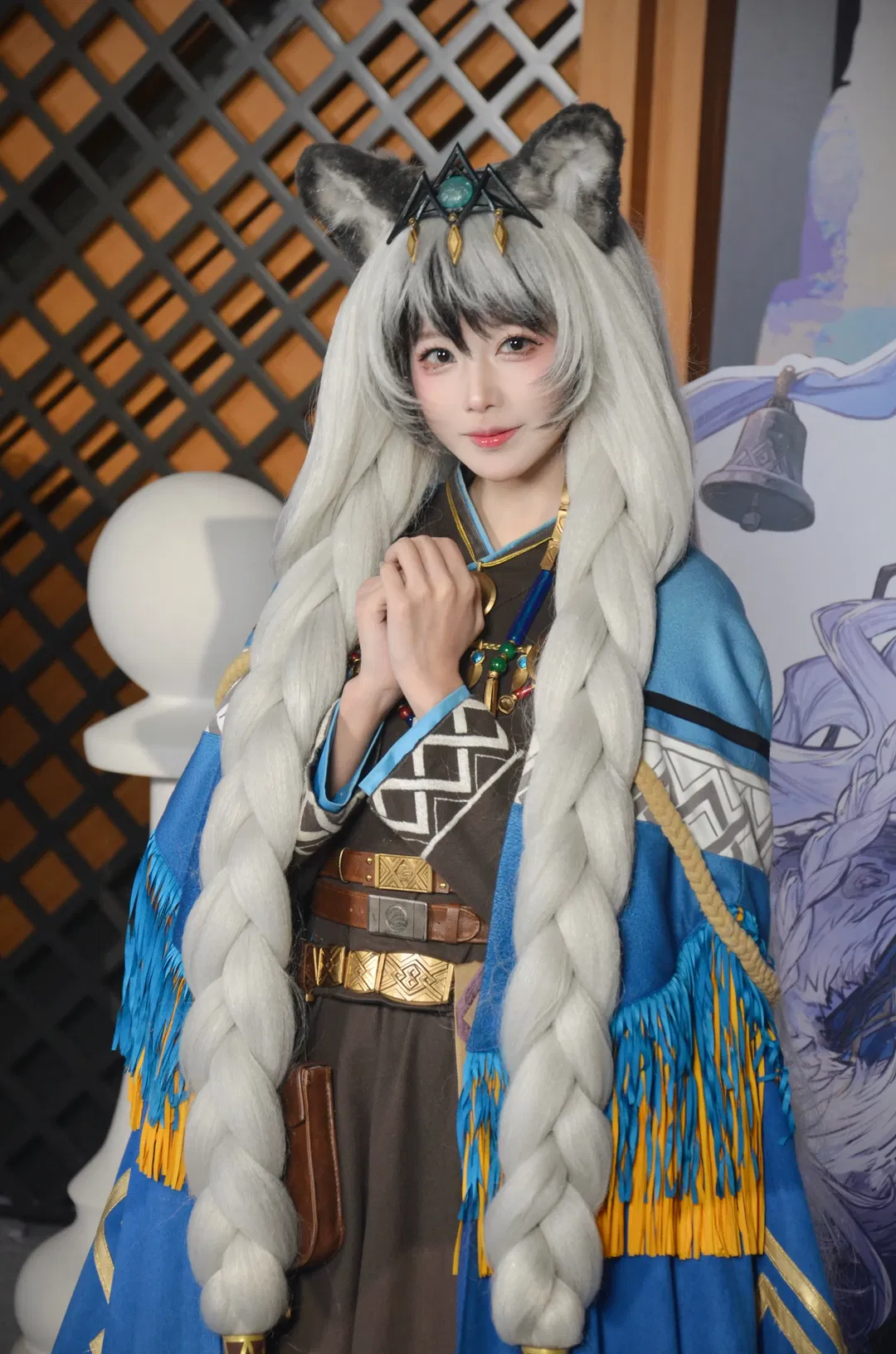 【圣聆初雪cos】鹰角fes最后一天的初雪体验 - 第 1 张