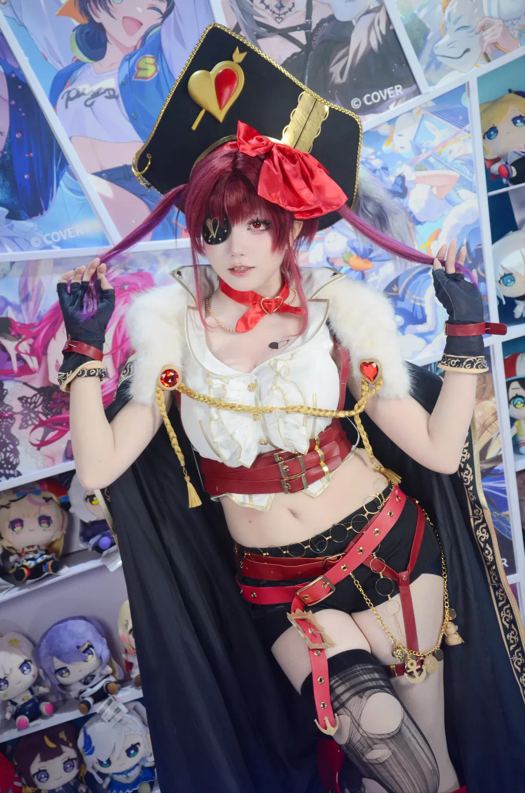【宝钟玛琳cos】REDLAND2026 hololive展台的船长日常 - 第 6 张