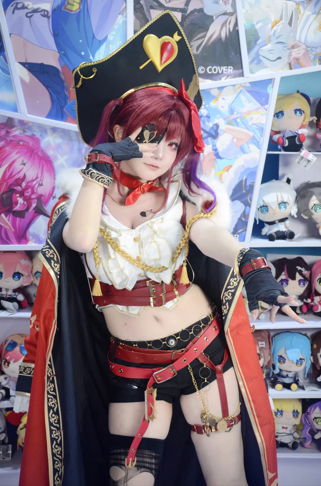 【宝钟玛琳cos】REDLAND2026 hololive展台的船长日常 - 第 7 张