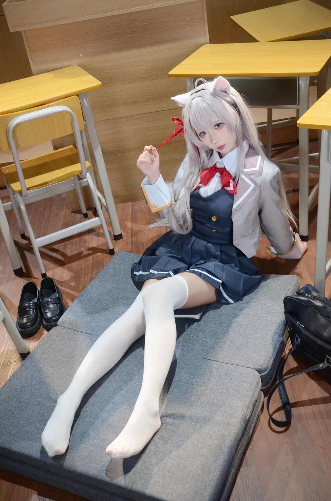 【艾莉cos】不时用俄语遮羞的邻座艾莉同学，米游棚拍记录 - 第 1 张