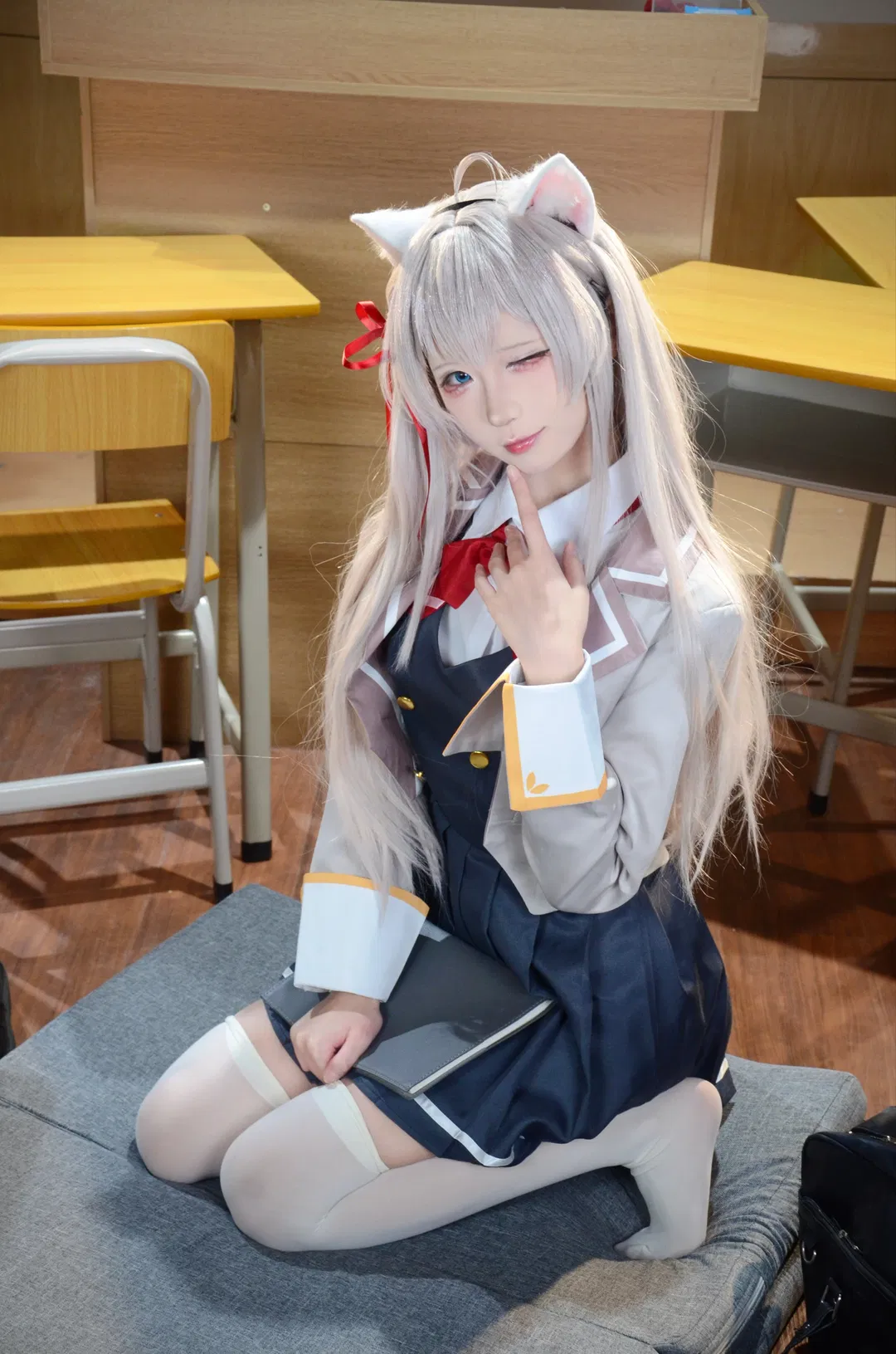 【艾莉cos】不时用俄语遮羞的邻座艾莉同学，米游棚拍记录 - 第 4 张