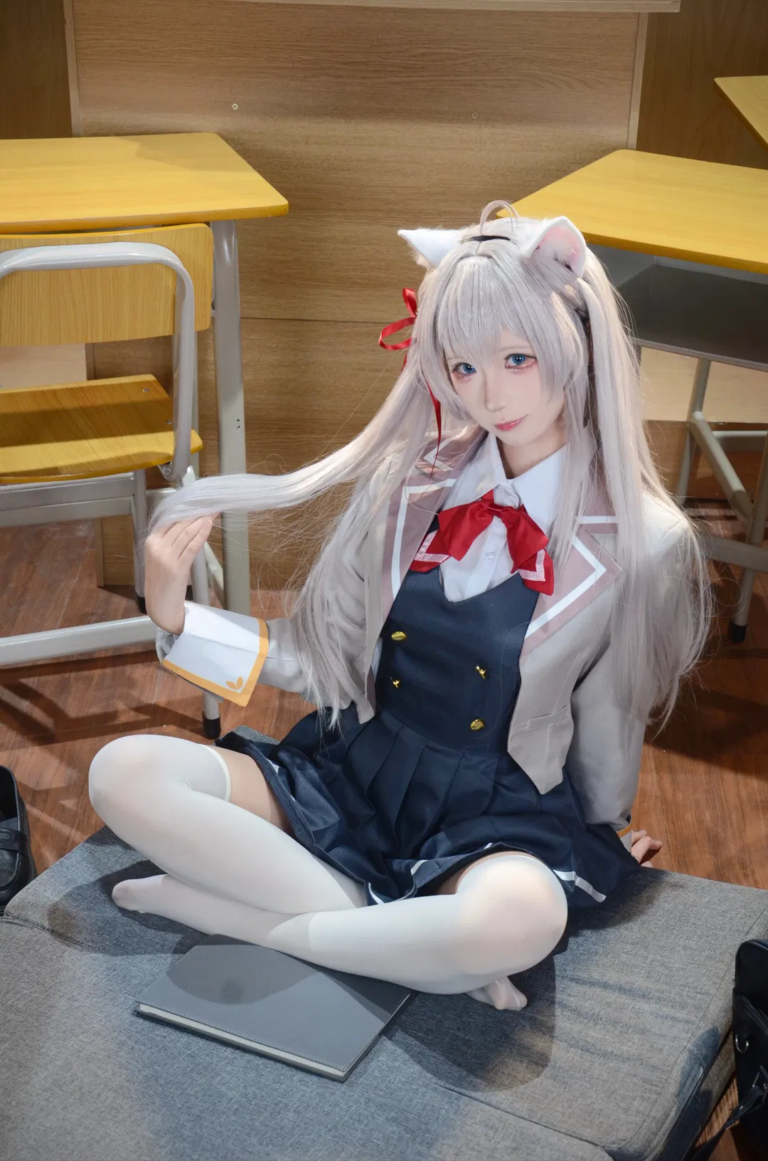 【艾莉cos】不时用俄语遮羞的邻座艾莉同学，米游棚拍记录 - 第 5 张