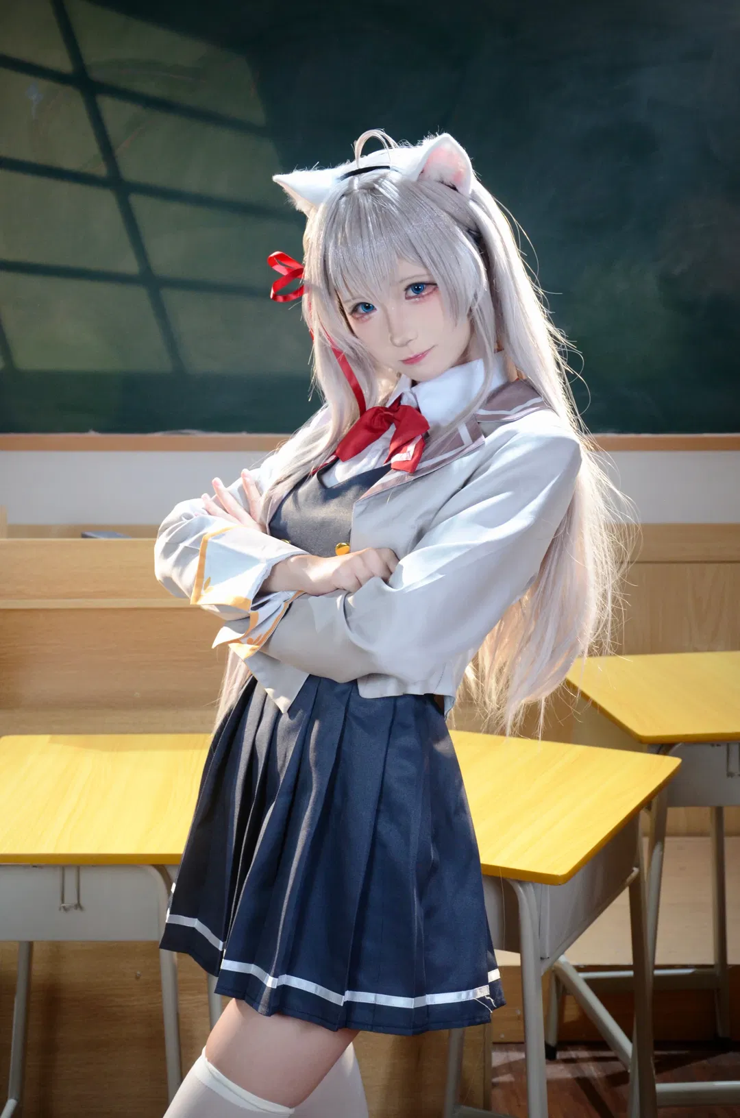 【艾莉cos】不时用俄语遮羞的邻座艾莉同学，米游棚拍记录 - 第 6 张