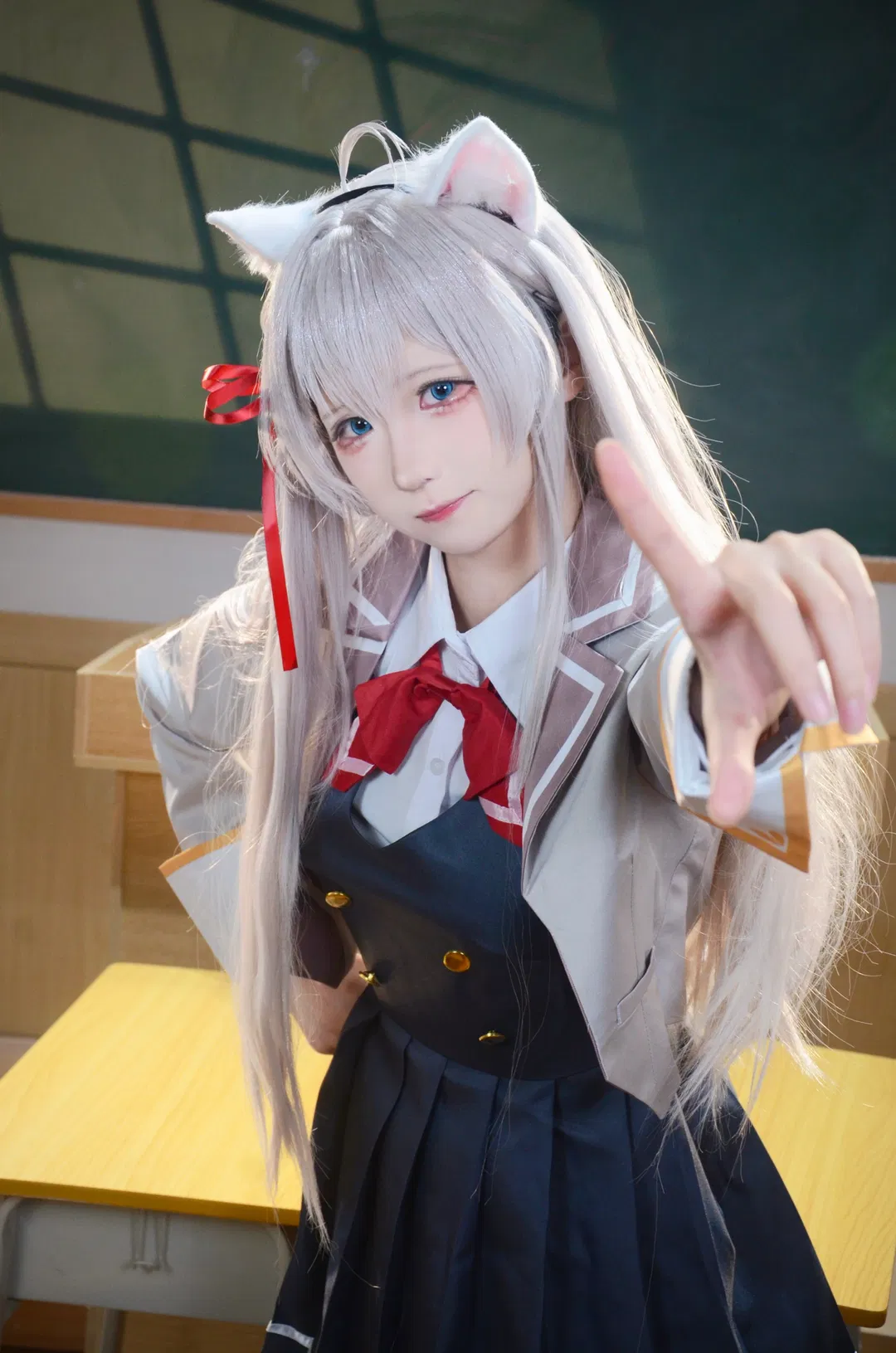 【艾莉cos】不时用俄语遮羞的邻座艾莉同学，米游棚拍记录 - 第 7 张