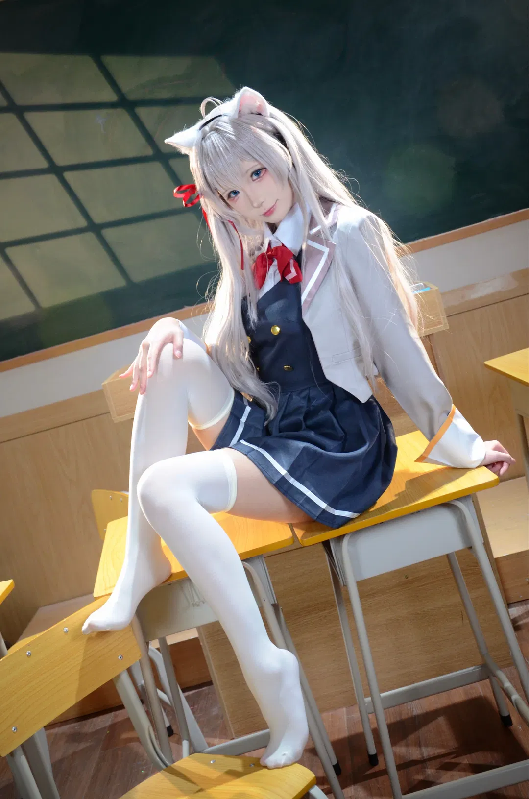 【艾莉同学cos】不时用俄语遮羞的邻座艾莉同学 - 第 1 张
