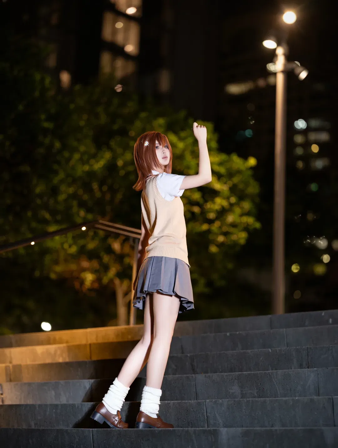 【御坂美琴cos】风雨中的超电磁炮，悉尼雨夜的正片记录 - 第 2 张