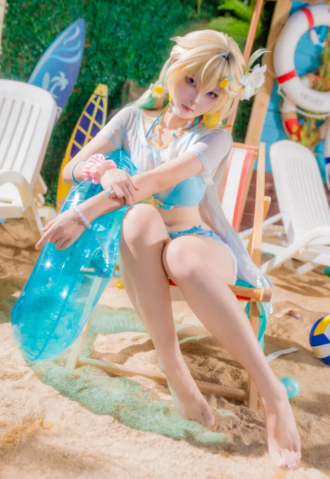 【リンネ コスプレ】鳴潮 サマービーチに香るミントのそよ風 - 4 枚目