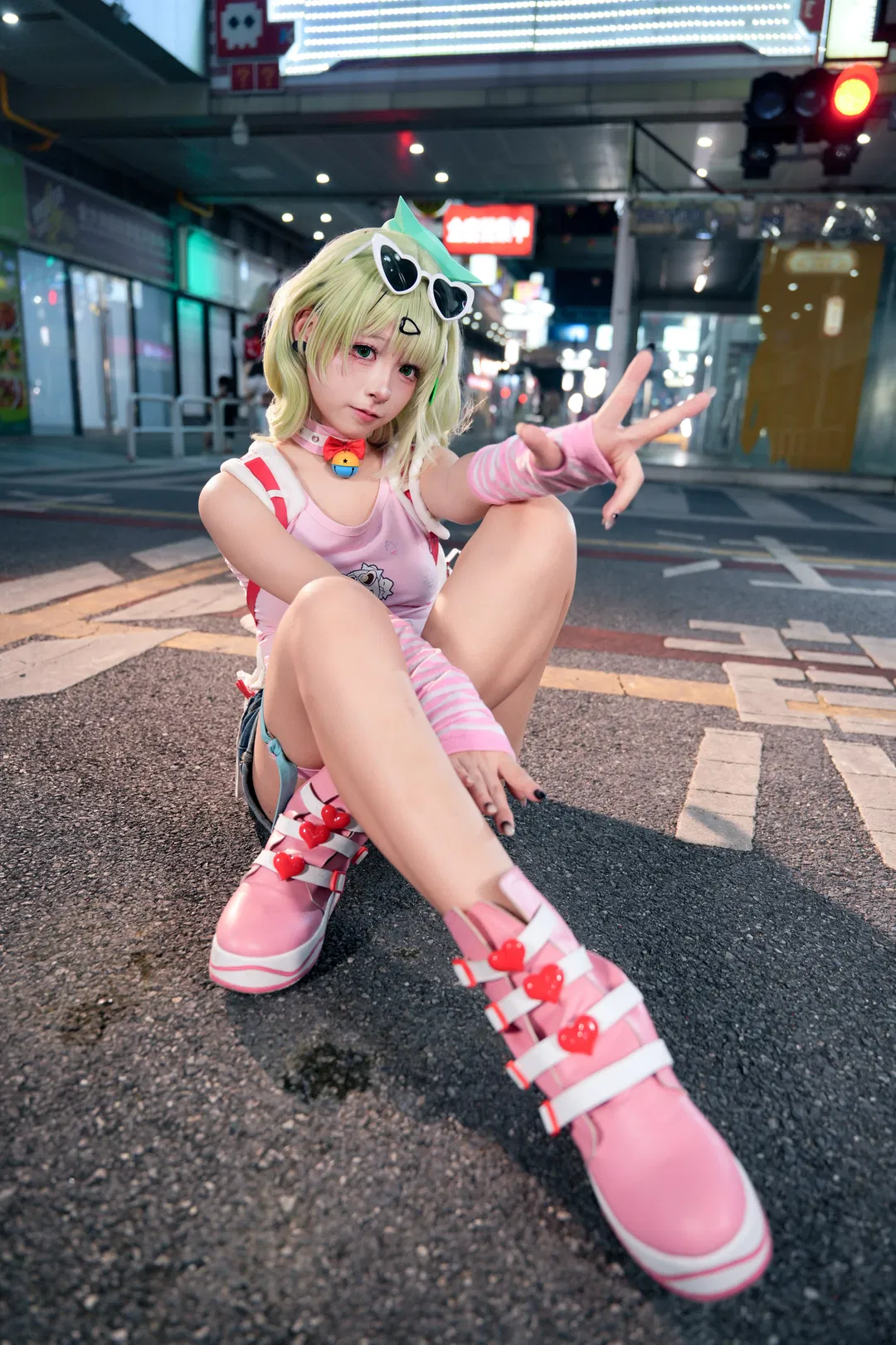 【千夏cos】妄想天使的千夏小背心穿搭 - 第 1 张
