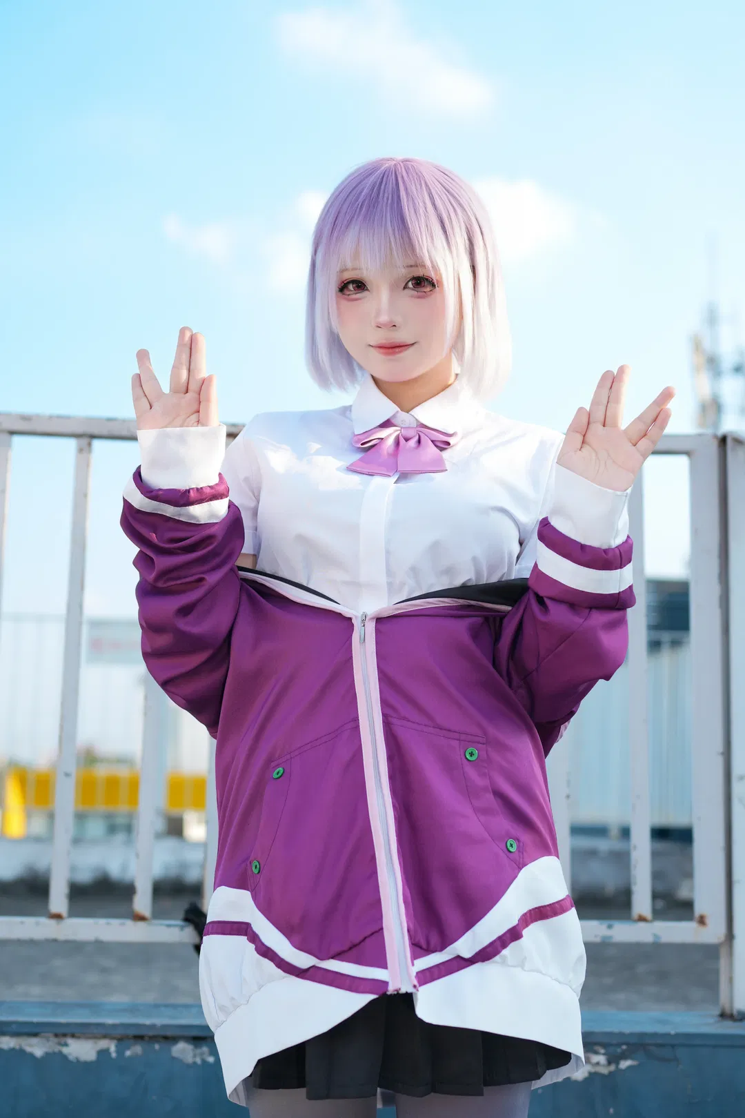【新条茜cos】SSSS古利特天台上的怪兽使魔与果汁 - 第 1 张