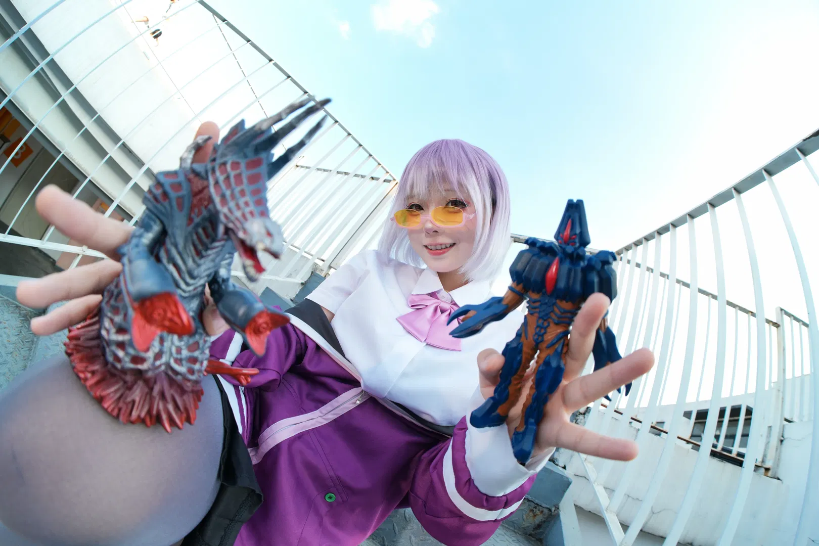 【新条茜cos】SSSS古利特天台上的怪兽使魔与果汁 - 第 6 张