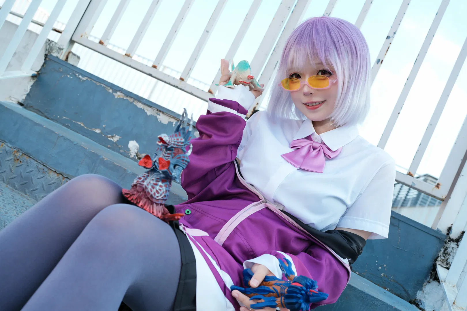 【新条茜cos】SSSS古利特天台上的怪兽使魔与果汁 - 第 7 张