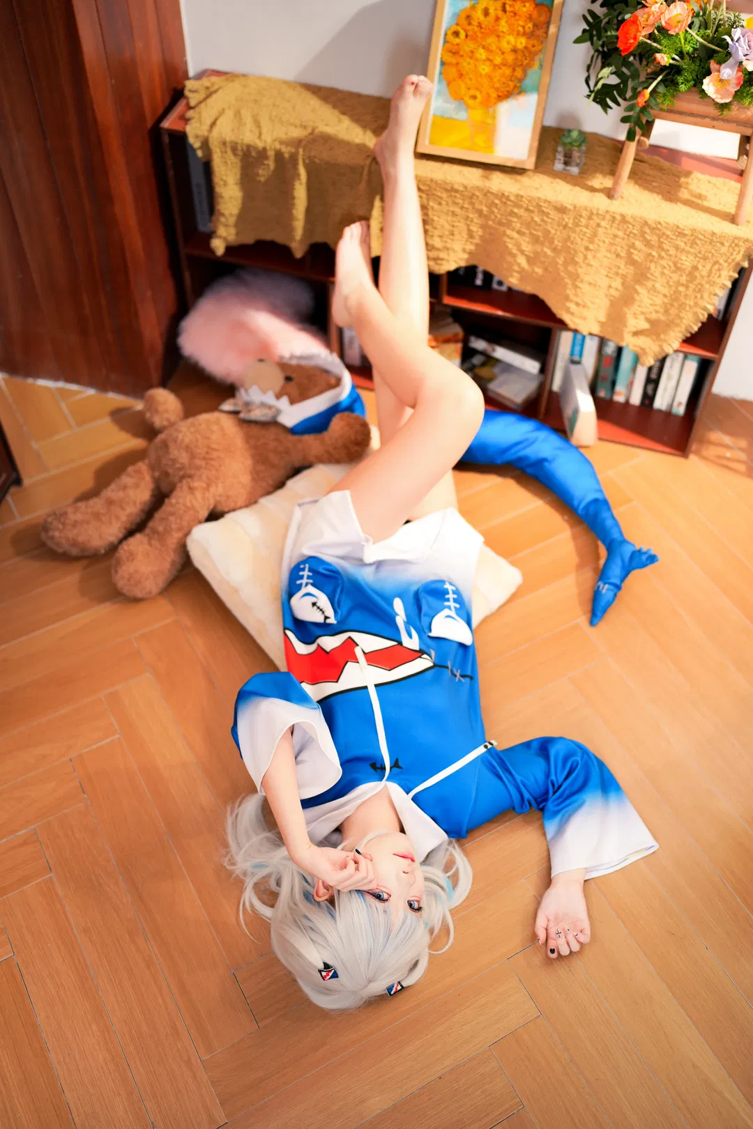 【gura cos】藍色鯊魚衛衣的日常出片記錄 - 第 2 張