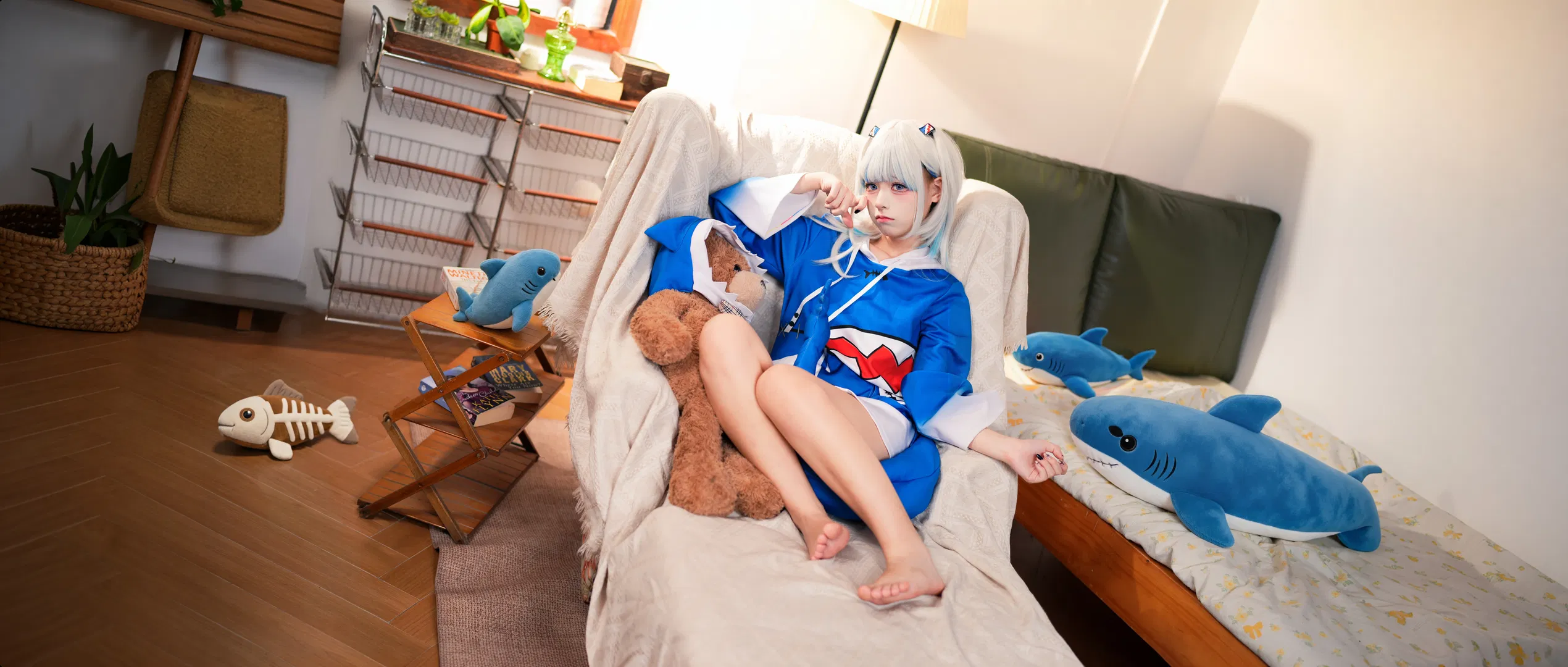 【gura cos】藍色鯊魚衛衣的日常出片記錄 - 第 4 張