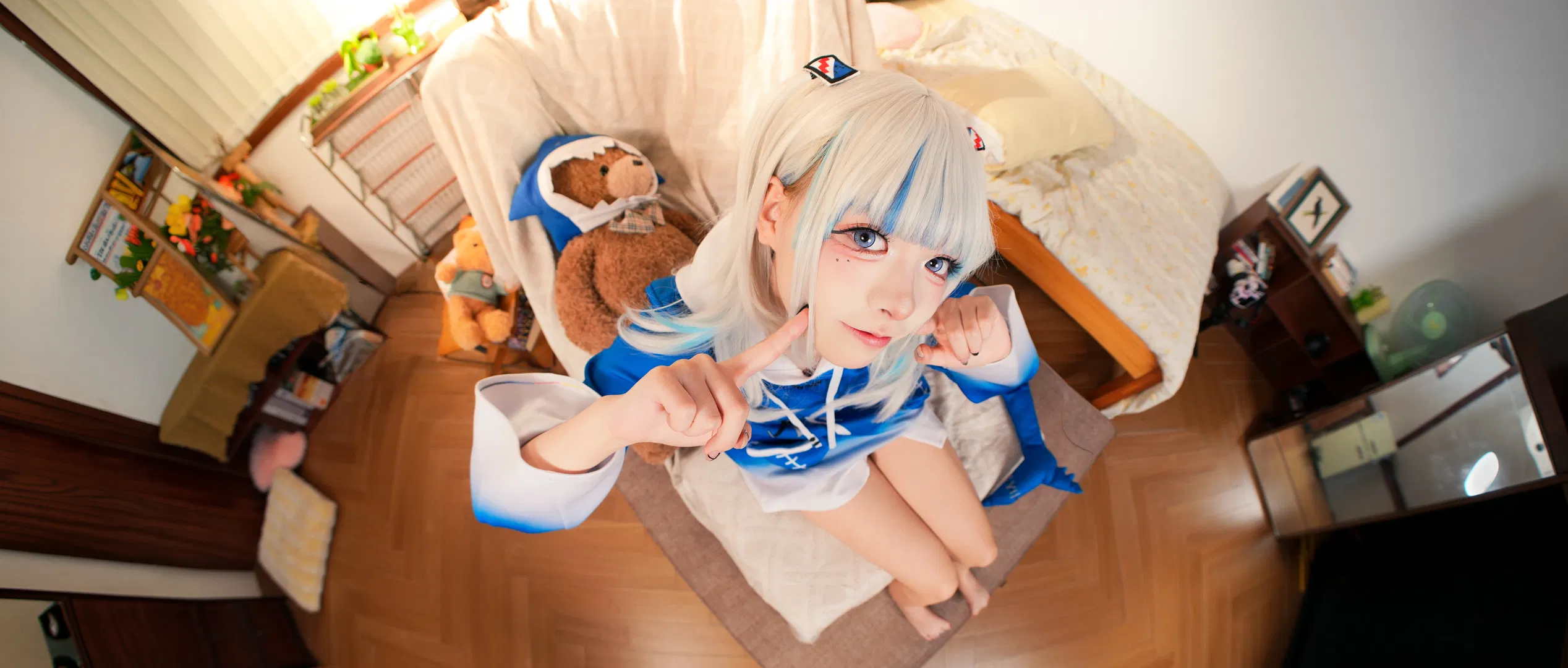 【gura cos】藍色鯊魚衛衣的日常出片記錄 - 第 6 張