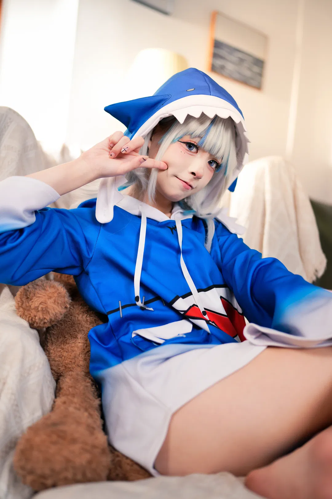【gura cos】藍色鯊魚衛衣的日常出片記錄 - 第 7 張