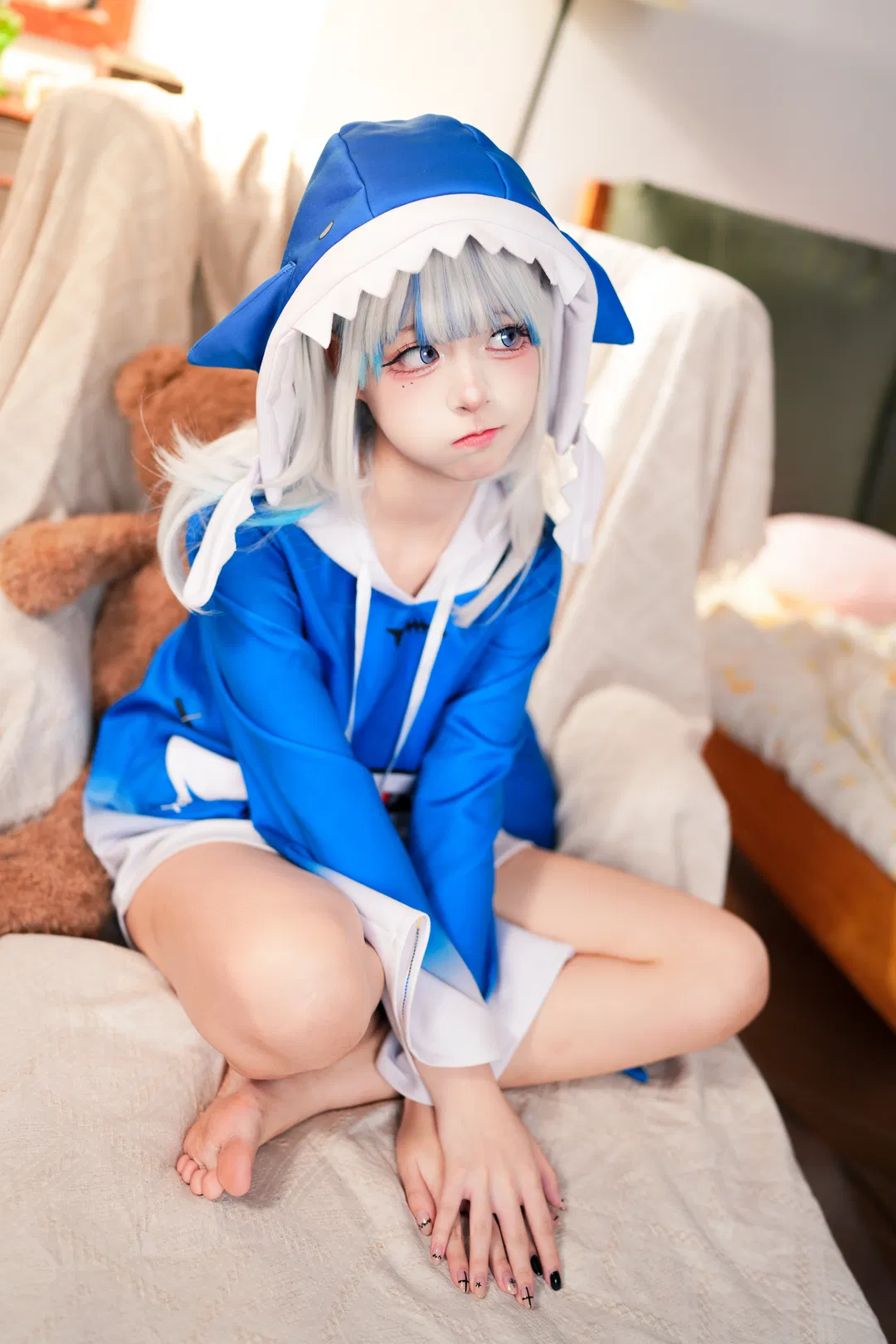 【gura cos】藍色鯊魚衛衣的日常出片記錄 - 第 9 張