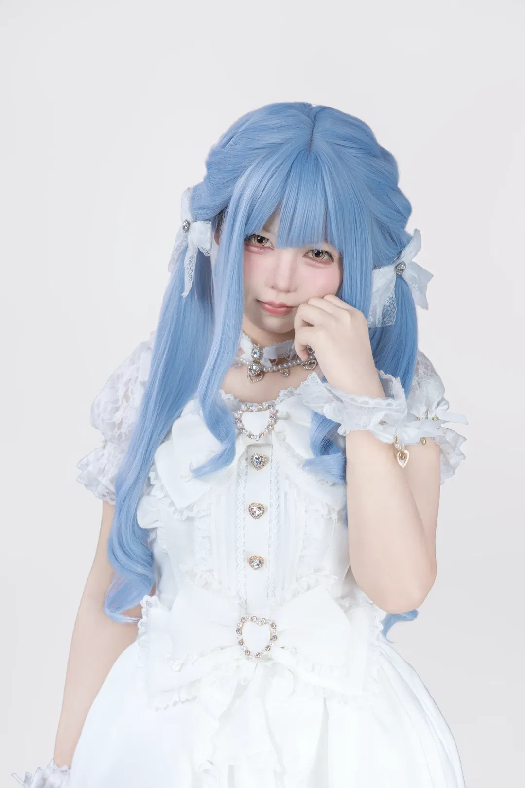 【豐川祥子cos】mygo avemujica 藍白洋裝拍攝記錄 - 第 4 張
