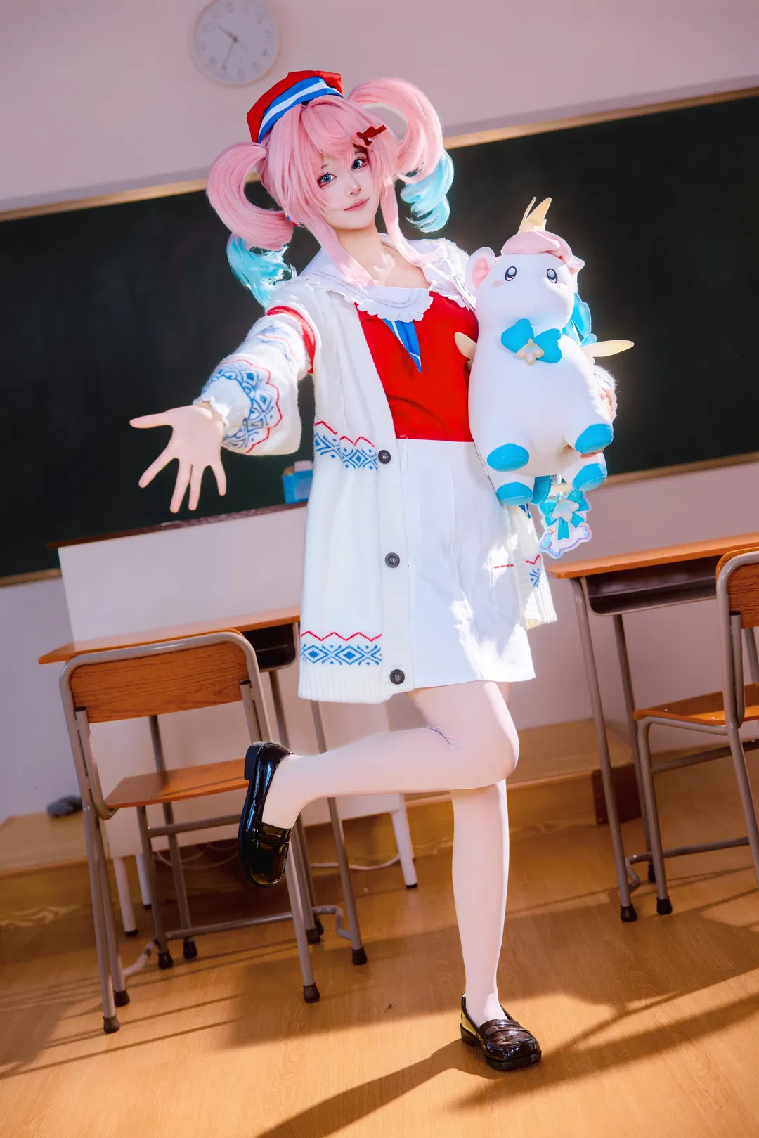 【风堇cos】崩坏星穹铁道教室里的甜系学妹 - 第 1 张
