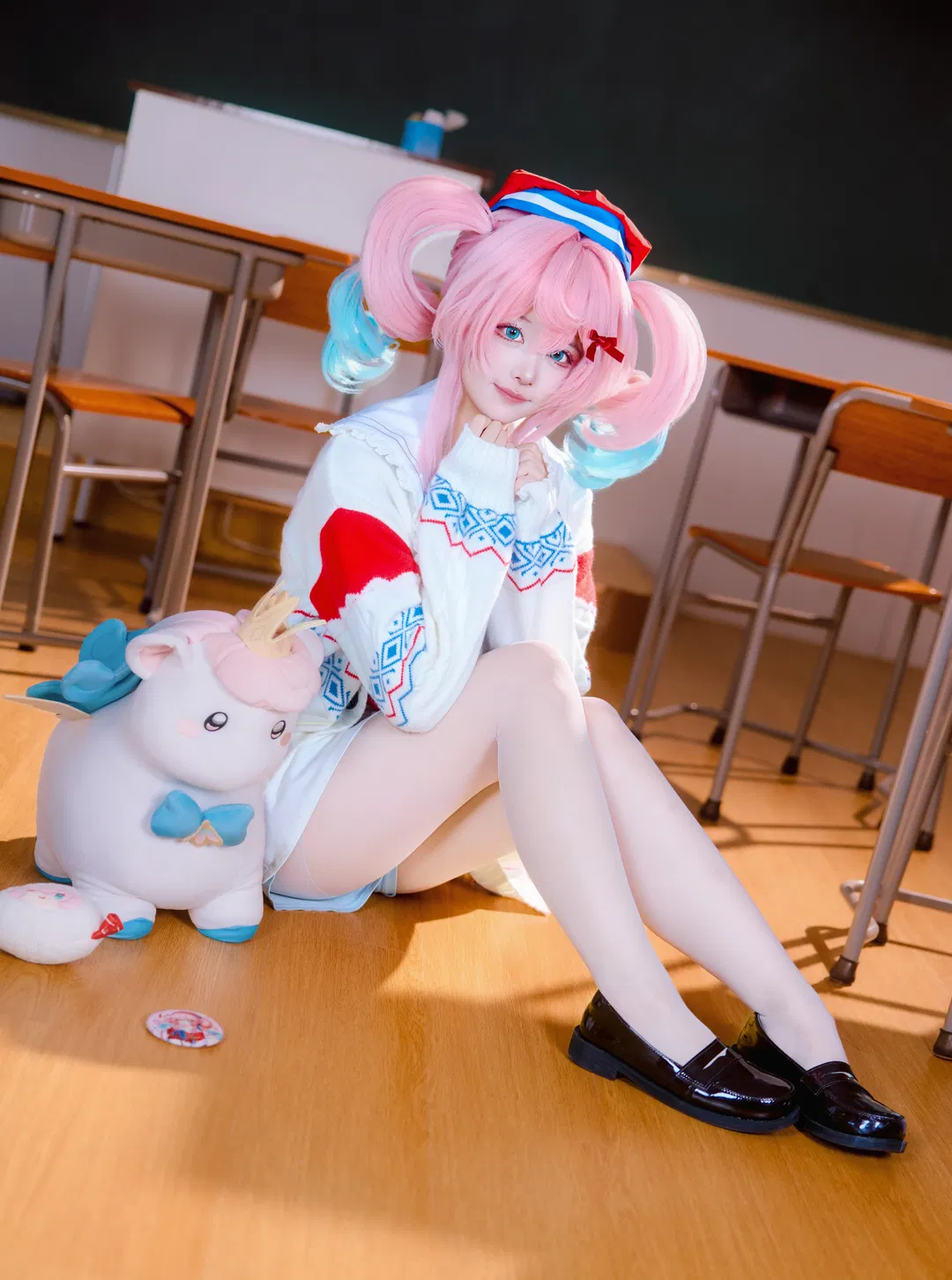 【风堇cos】崩坏星穹铁道教室里的甜系学妹 - 第 2 张
