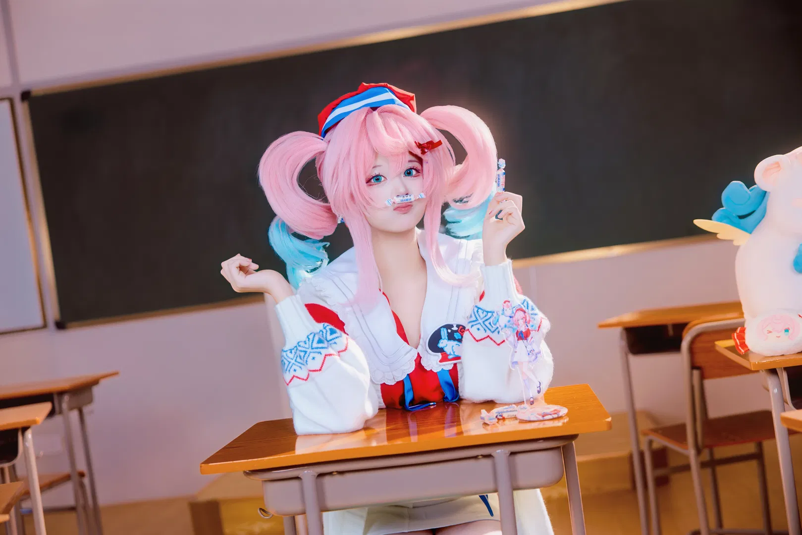 【风堇cos】崩坏星穹铁道教室里的甜系学妹 - 第 4 张