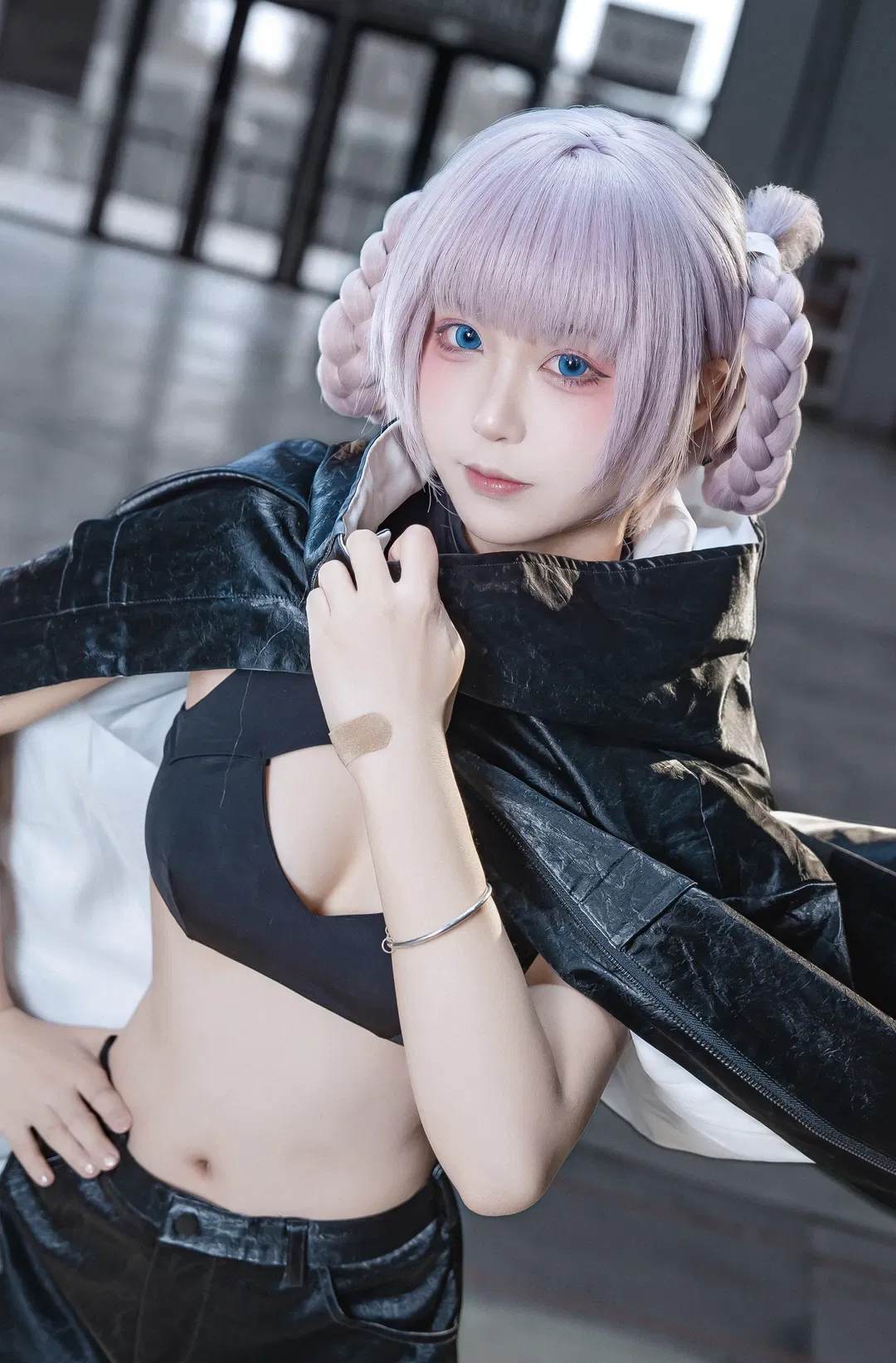 【七草荠cos】彻夜之歌里的黑色系随性少女 - 第 1 张