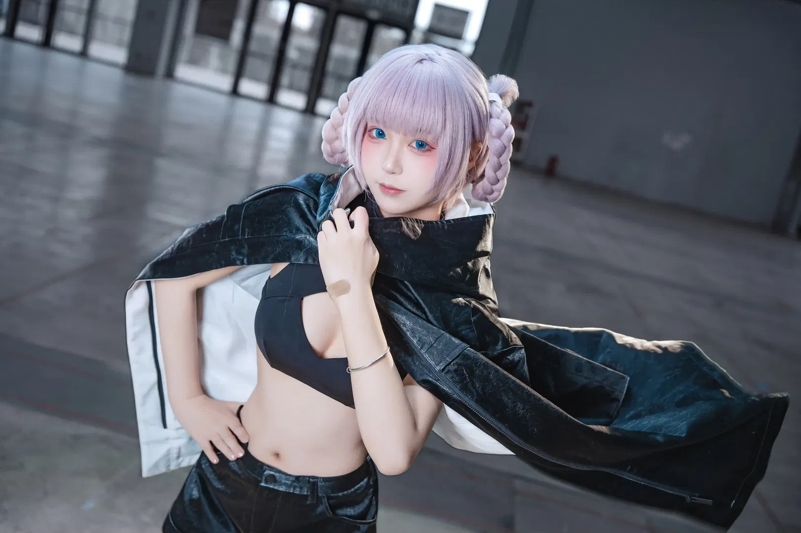 【七草荠cos】彻夜之歌里的黑色系随性少女 - 第 2 张