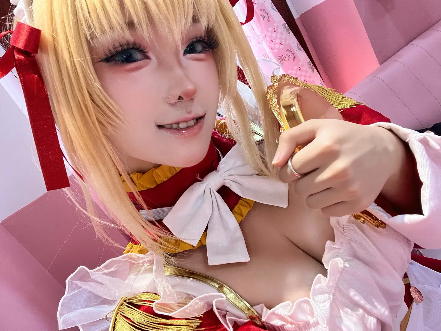 【尼禄cos】FGO红丝绒军装洋装的华丽日常 - 第 2 张