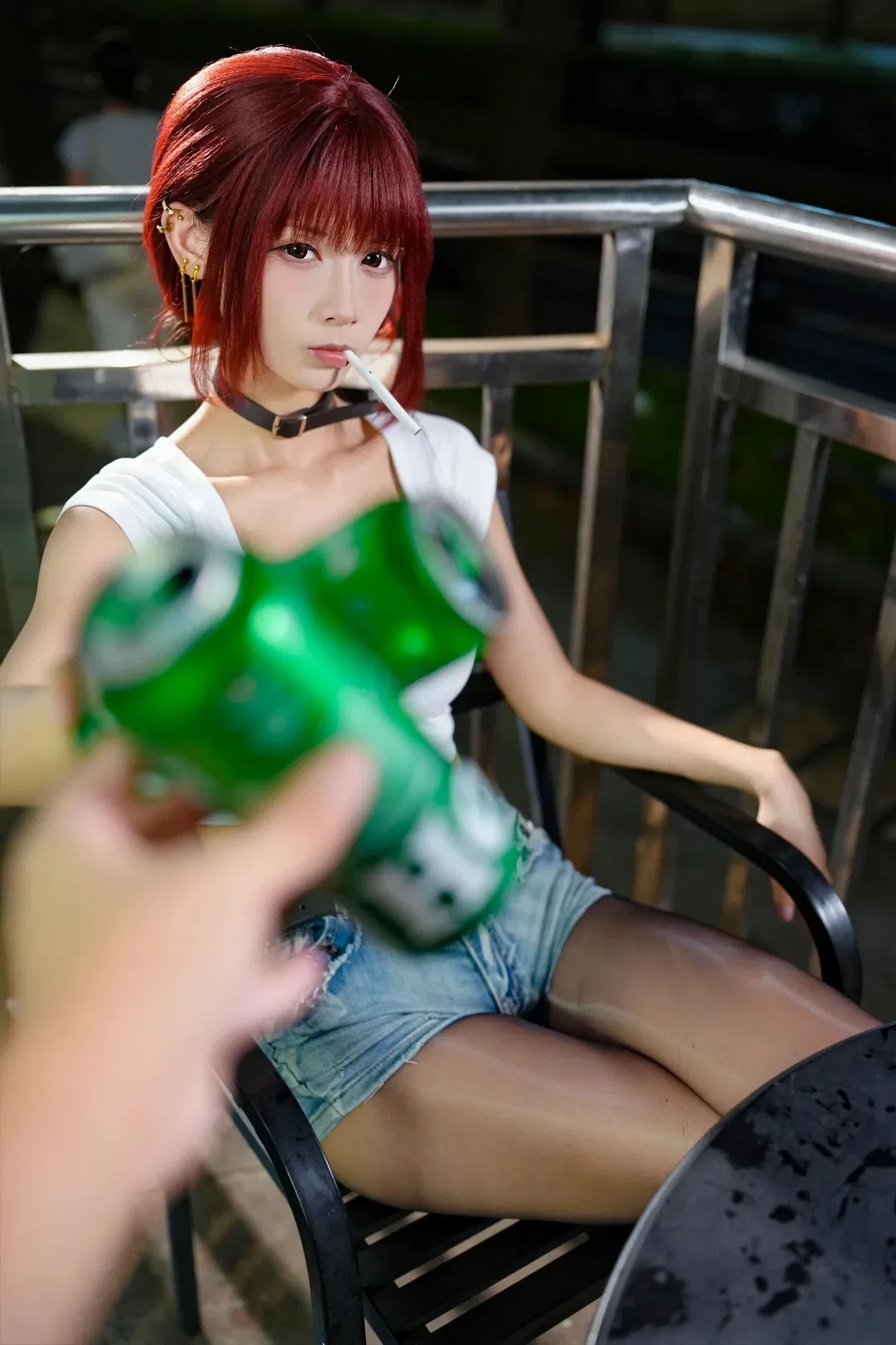 山田小姐cos 深夜便利店後門的吸菸街拍 - 第 17 張