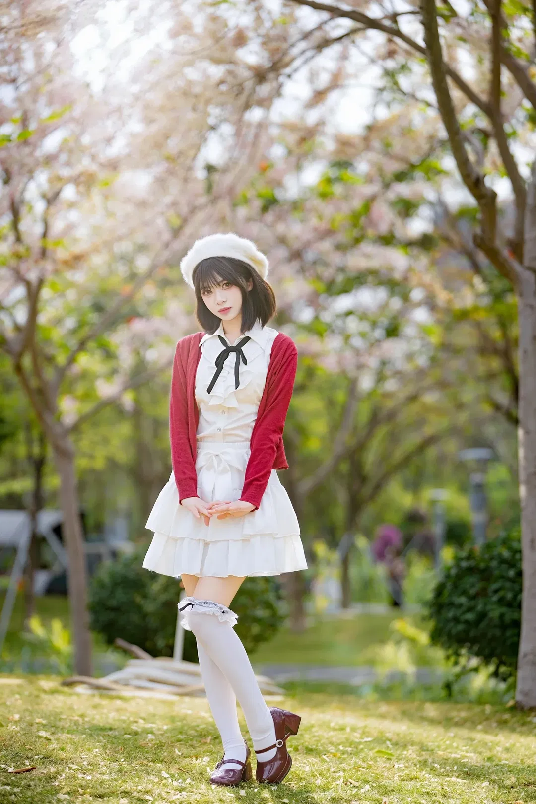 【加藤惠cos】路人女主的养成方法，春日花海里的圣人惠 - 第 1 张