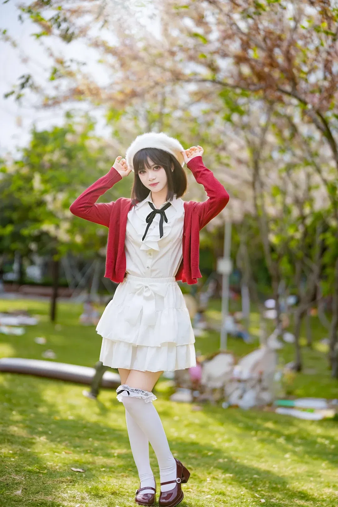 【加藤惠cos】路人女主的养成方法，春日花海里的圣人惠 - 第 12 张