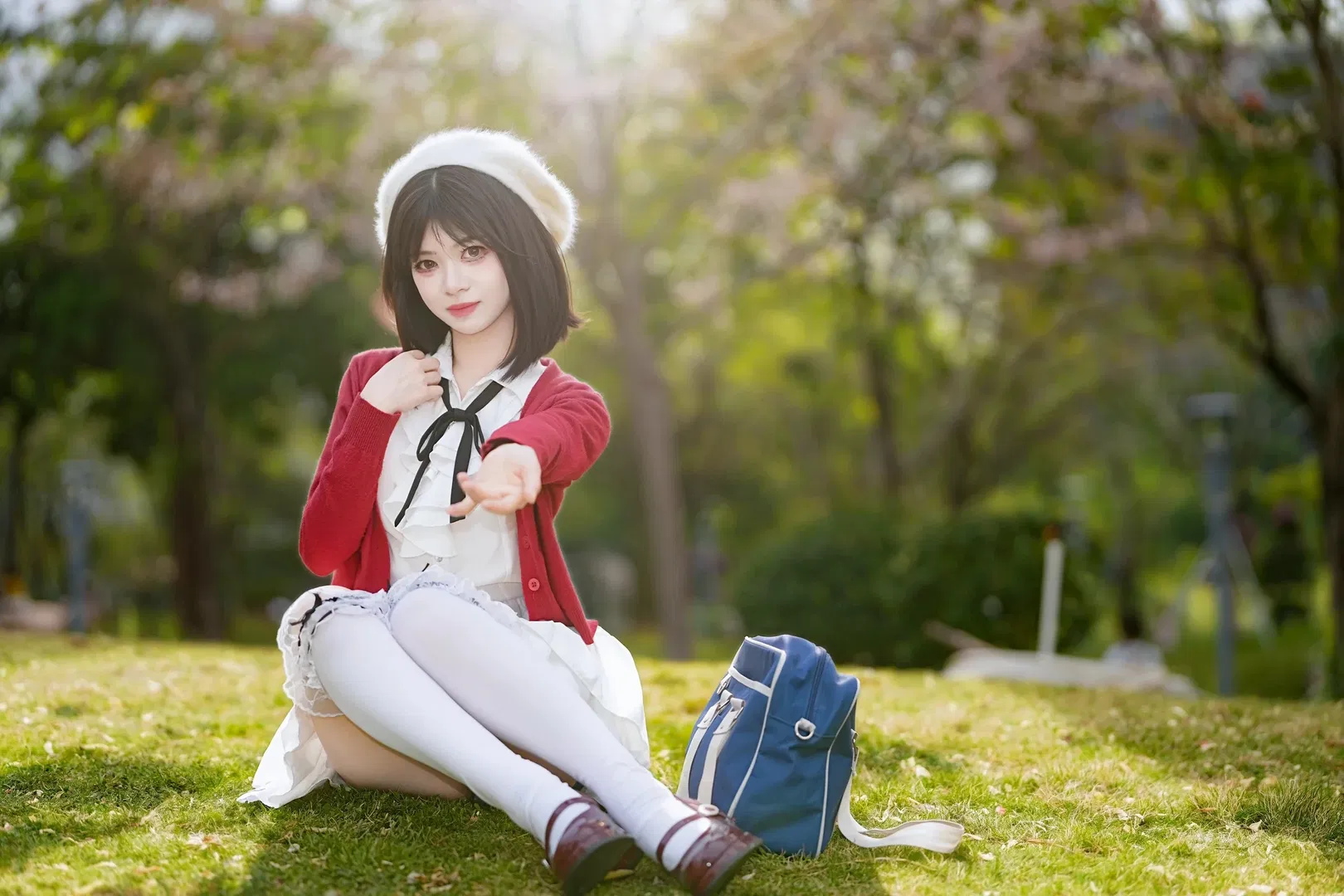 【加藤惠cos】路人女主的养成方法，春日花海里的圣人惠 - 第 13 张