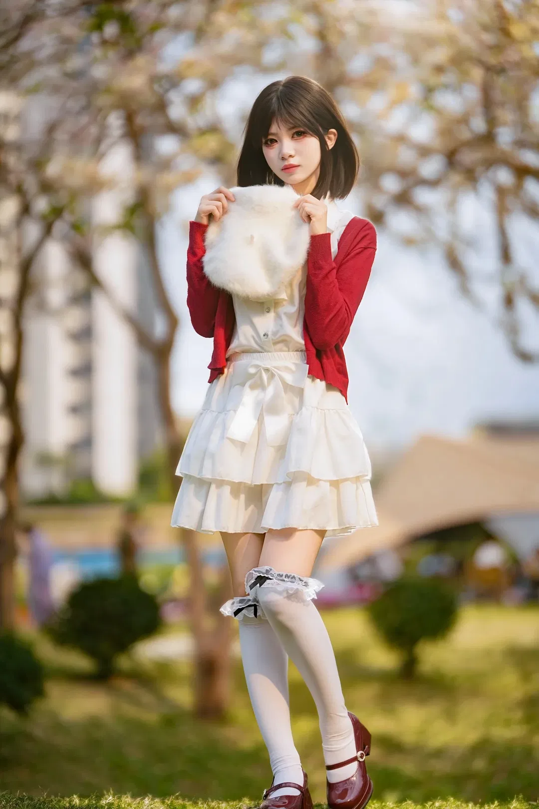 【加藤惠cos】路人女主的养成方法，春日花海里的圣人惠 - 第 7 张