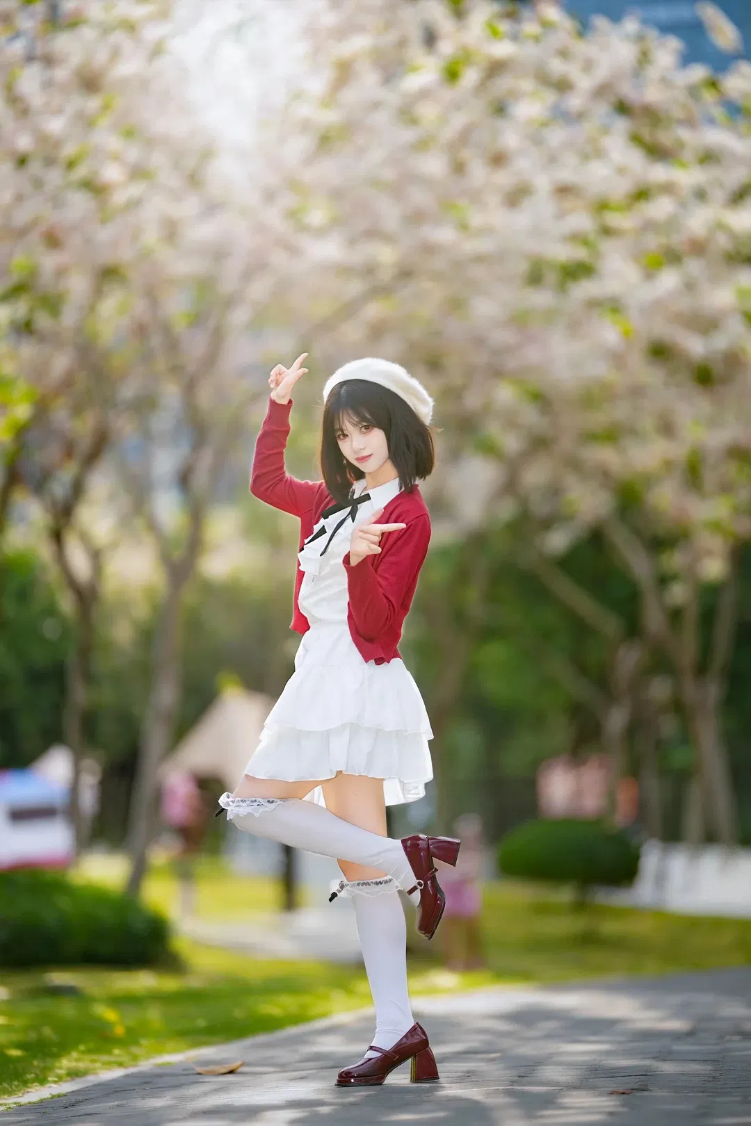 【加藤惠cos】路人女主的养成方法，春日花海里的圣人惠 - 第 9 张