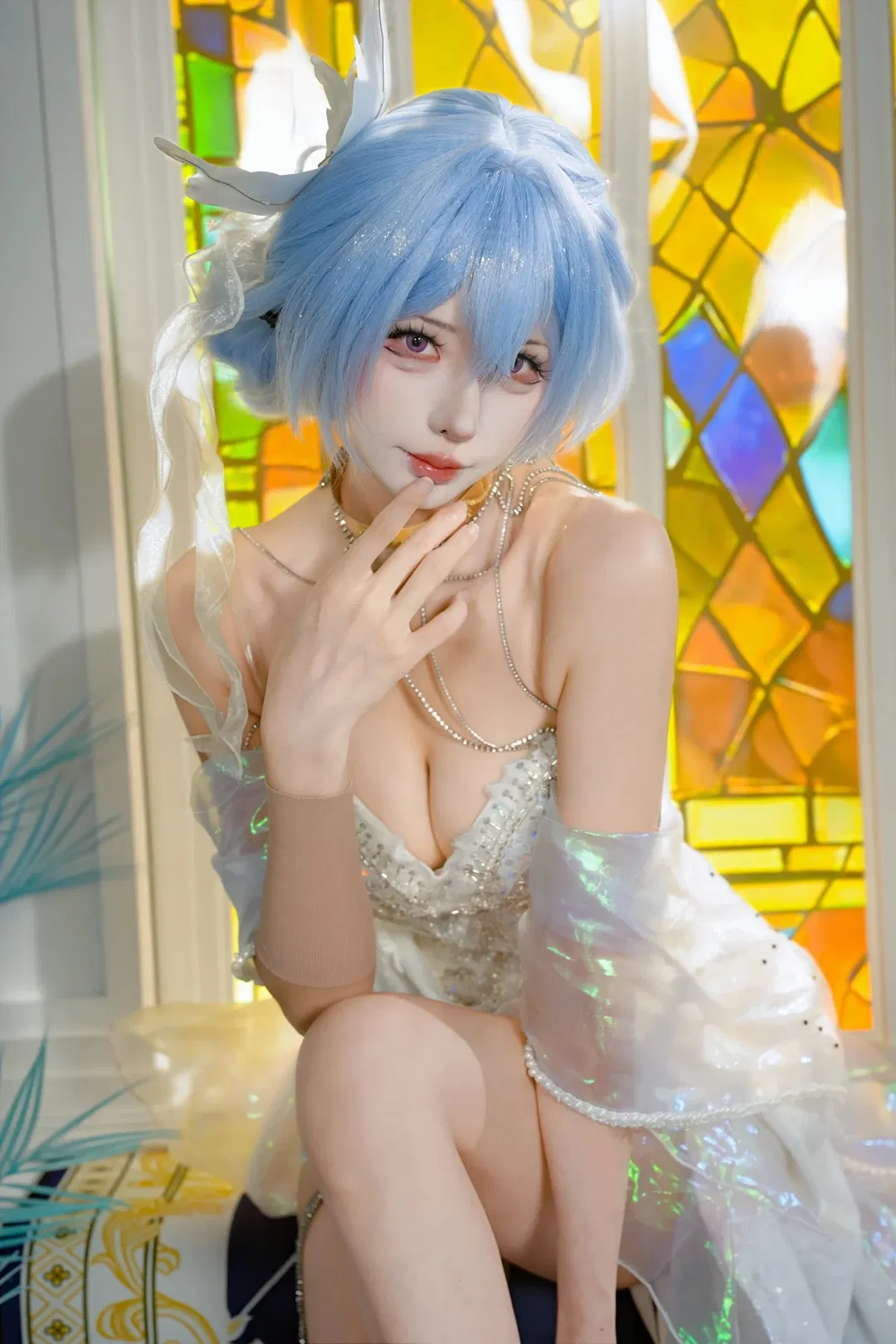【守岸人cos】鸣潮守岸人，彩窗与钢琴前的光影记录 - 第 5 张