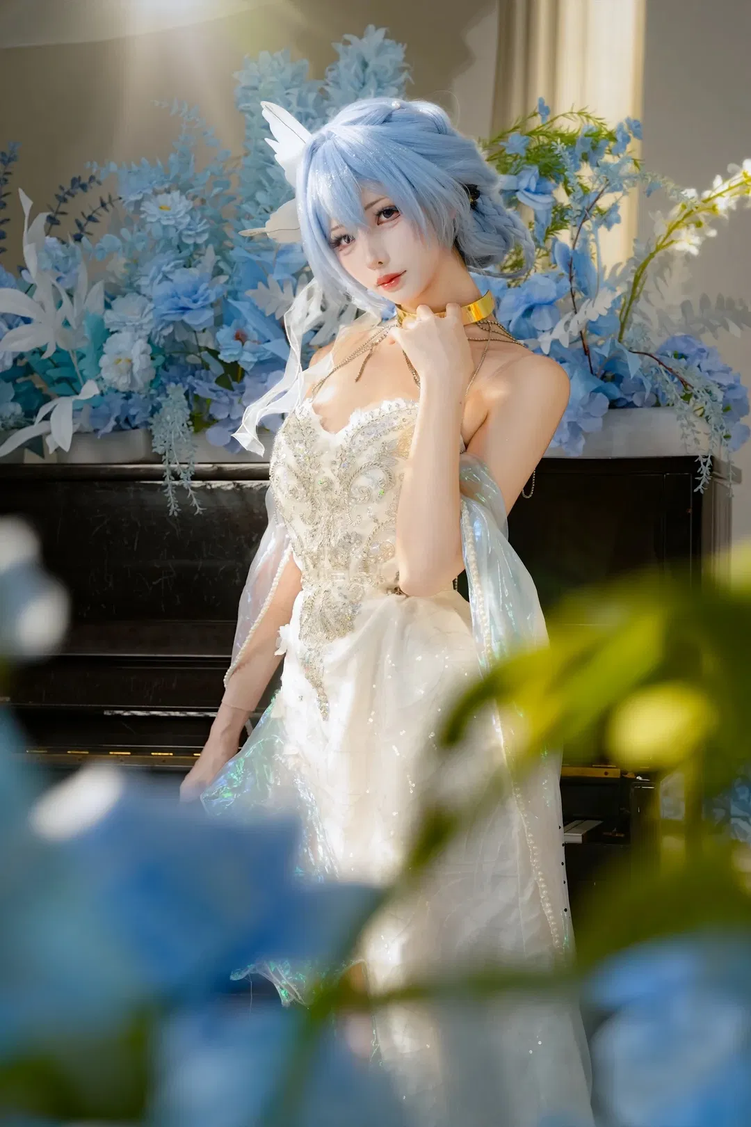 【守岸人cos】鸣潮守岸人，彩窗与钢琴前的光影记录 - 第 8 张