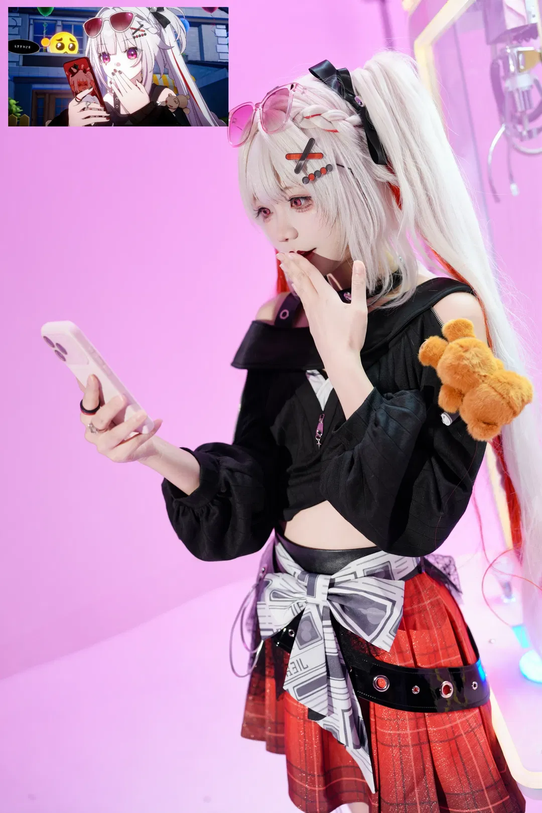 【火花cos】崩坏星穹铁道里的粉黑甜酷少女 - 第 18 张