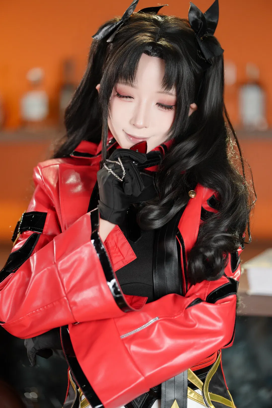 【遠坂凜cos】崩壞星穹鐵道風格下的紅衣黑絲造型挑戰 - 第 11 張