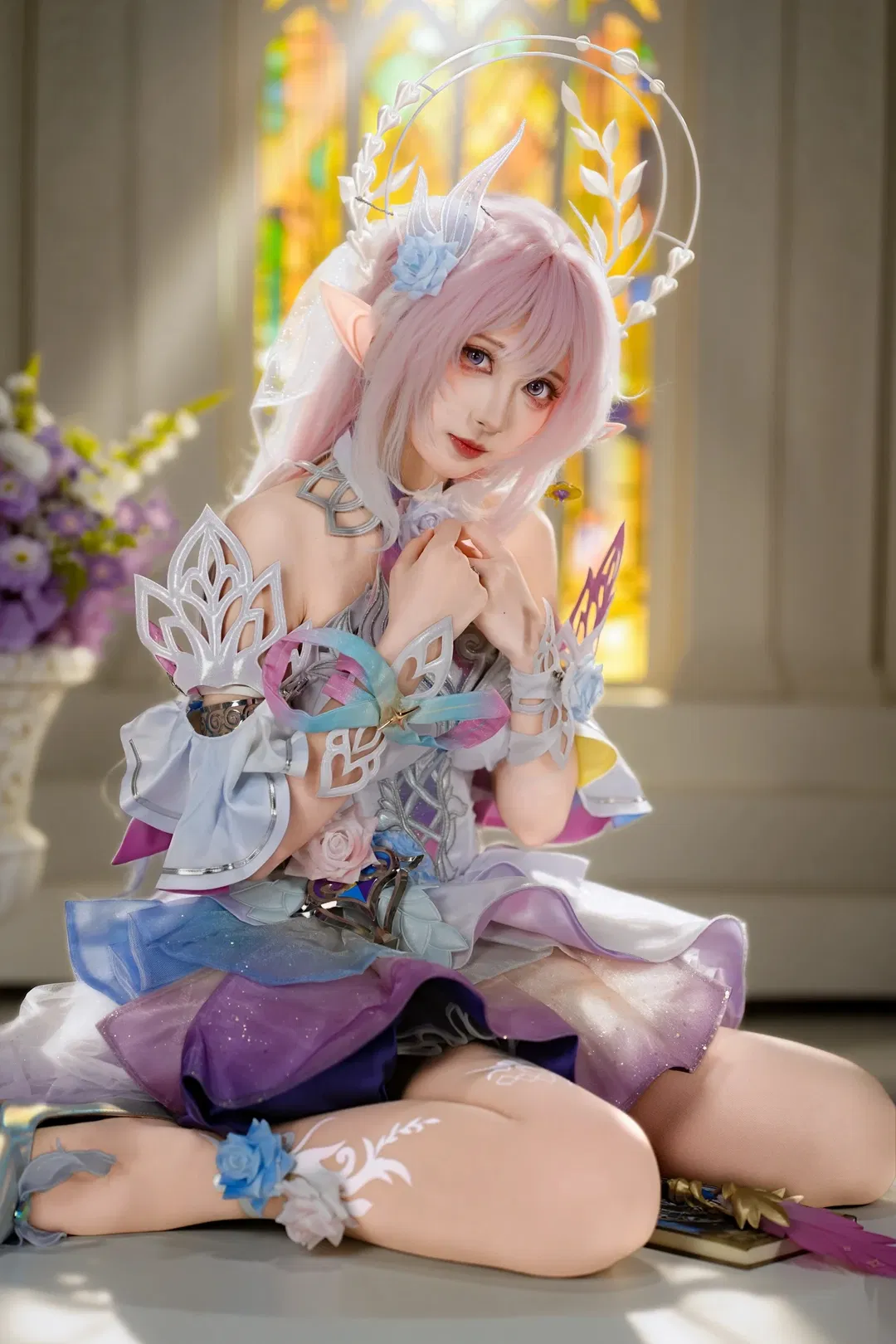 【昔涟cos】崩坏星穹铁道翁法罗斯圣洁之弓 - 第 14 张