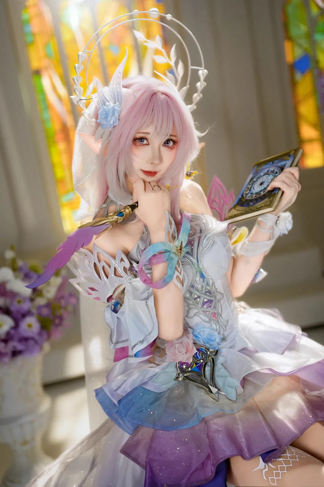 【昔涟cos】崩坏星穹铁道翁法罗斯圣洁之弓 - 第 15 张