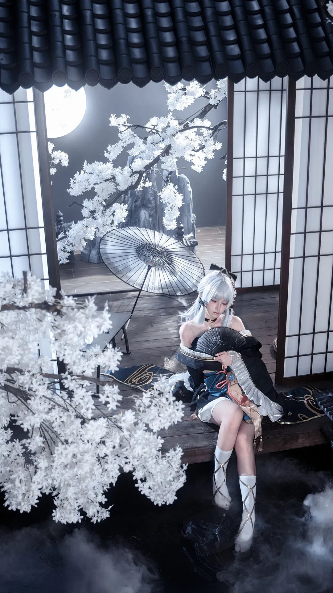 【神里绫华cos】至冬的雪色白鹭 - 第 3 张