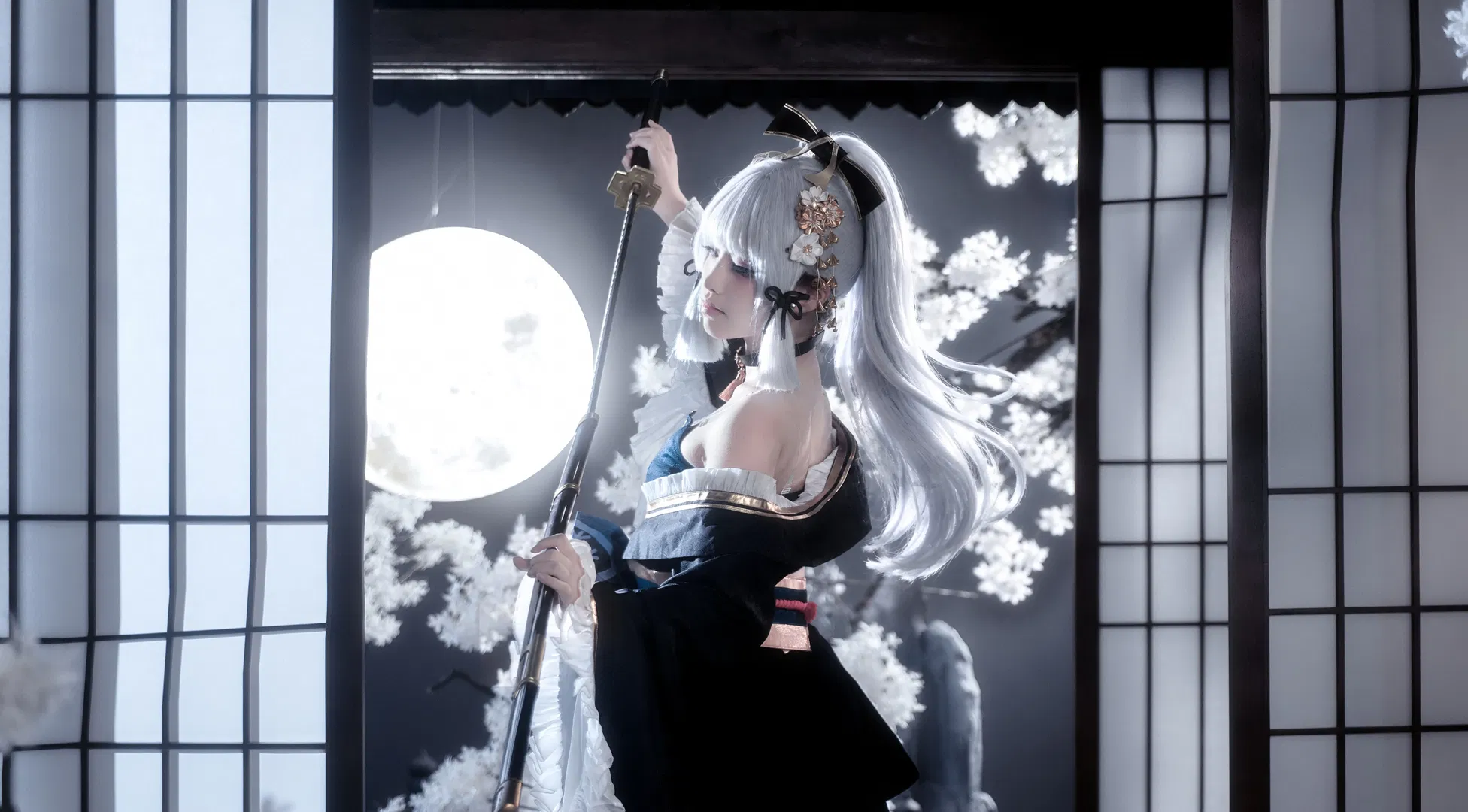 【神里绫华cos】至冬的雪色白鹭 - 第 5 张